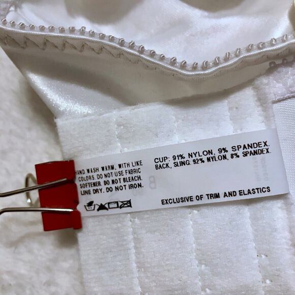 Bali NWT White Cool Comfort Bra Women 40B - Picture 11 of 11